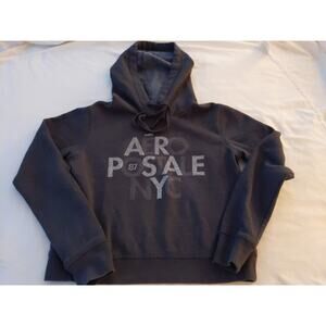 Aeropostale Women's Full Zip-up Hooded Sweatshirt Gray Size Small